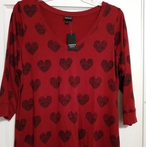 Torrid Maroon and Black